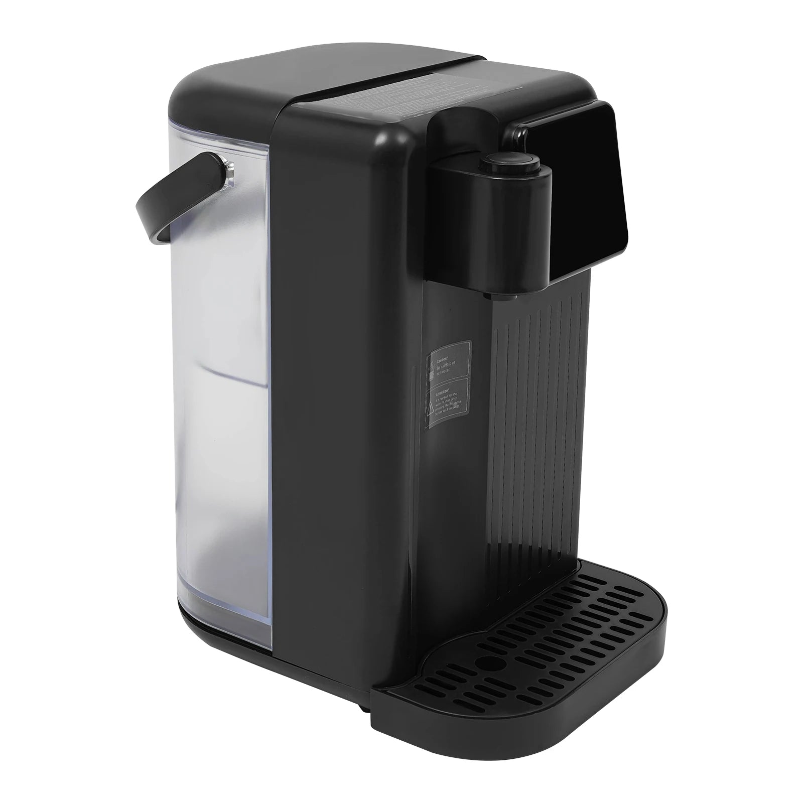 1700W 3L Instant Hot Water Dispenser 3s Heat LED Touch Screen Electric Kettle 25-99°C Temp Control EU Plug for Home Office Black
