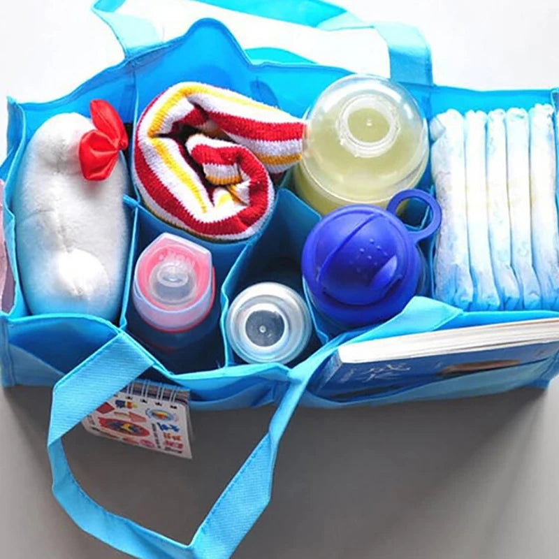 Portable Mummy Bag Bottle Storage Multi-Function Separate Bag Nappy Maternity Handbag Baby Tote Diaper Organizer Secondary image