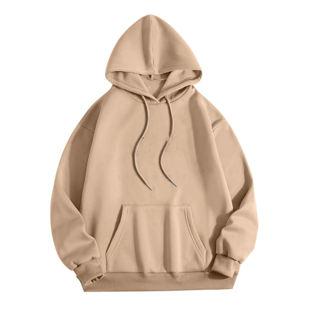 Women's Hoodies Pullover Spring Autumn Casual Hoodie 2026 Sweatshirts Solid Color Hoodies Oversize Black Sweatshirt Women Top