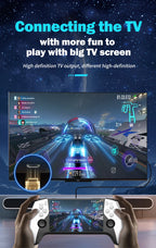 Multifunctional 5 Inch IPS HD Retro Handheld Game Console SF3500 Support Multi-System with FHD Port& Dual Core,256GB Expandable
