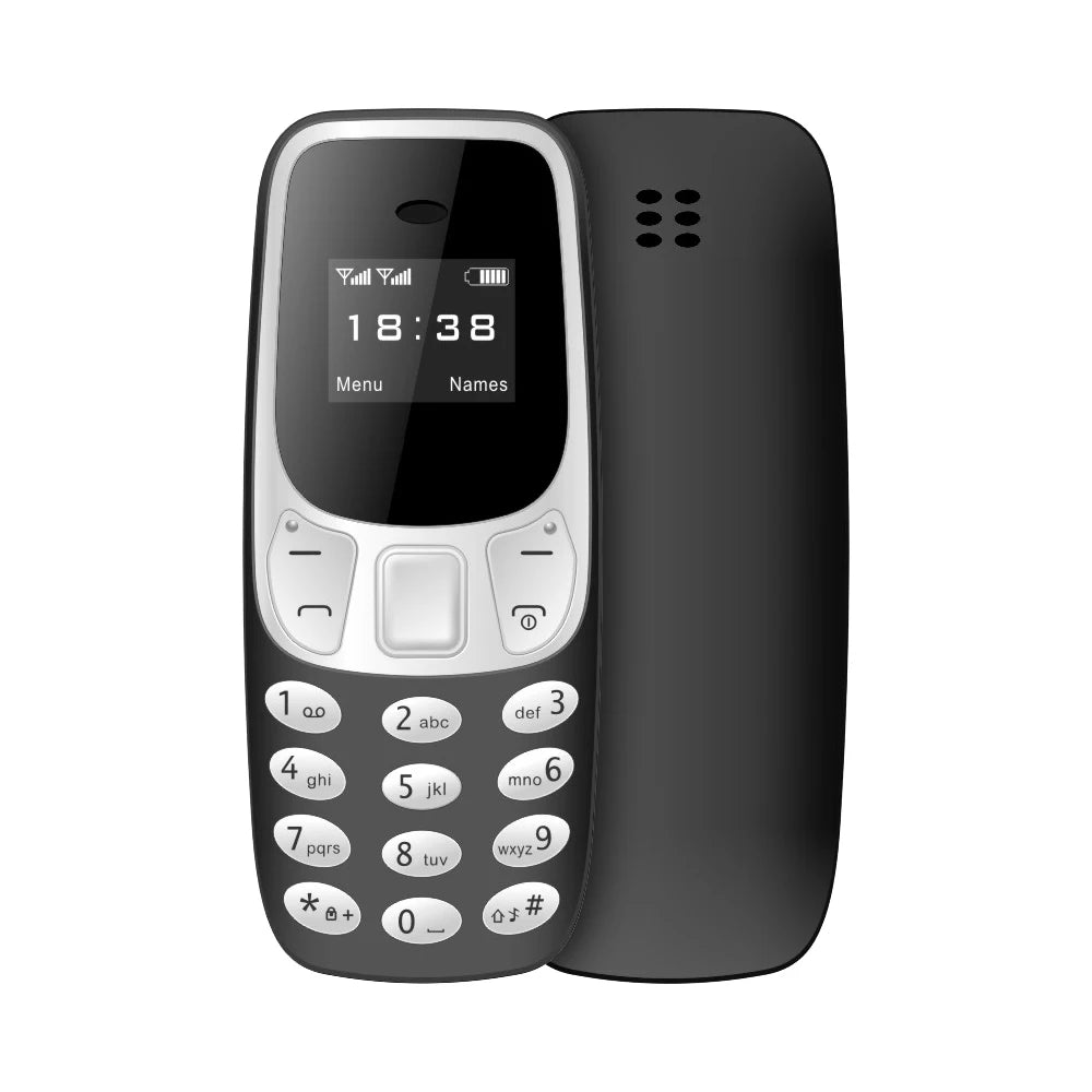 SERVO BM10 Mini Mobile Phone 2 SIM Card Bluetooth Earphone Voice Changer Dialer Low Radiation Sound Recording Small Cellphone