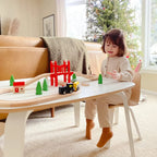 Wooden Train Toys Train Track Magnetic Set Electric Car Locomotive Diecast Slot Fit All Wood Brand Biro Railway Tracks For Kids