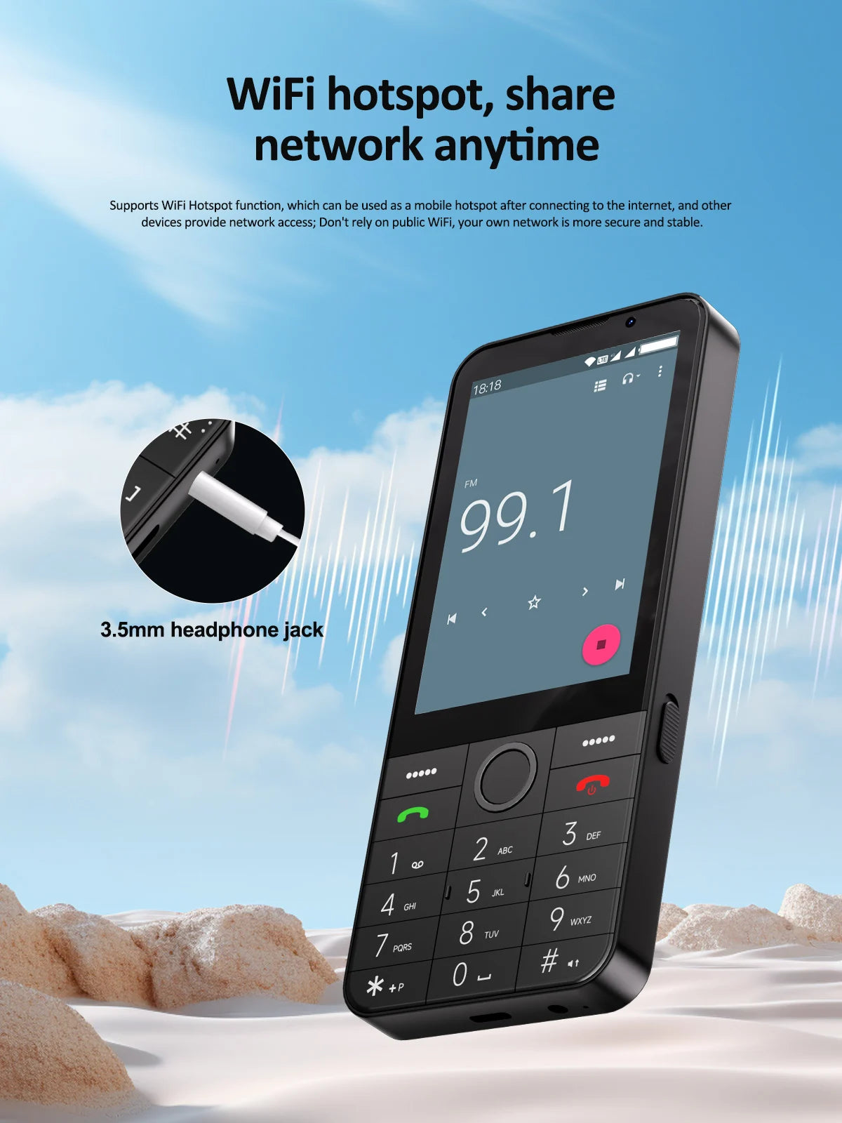SERVO F26 PRO Android Smartphone Touch Screen 4G Cellular 3.5" Display WiFi GPS Google Play Button Smart Phones Dual SIM 2850mAh