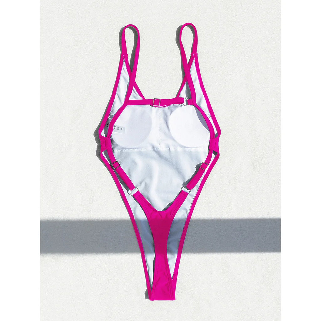 XS - L Backless Monokini Extreme String Mini Micro Thong Women Swimwear One Piece Swimsuit Female Bather Bathing Suit Swim V5820