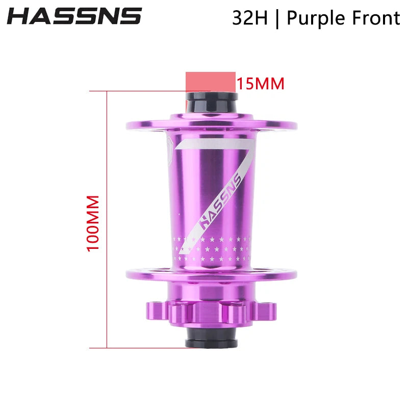 HASSNS Noisy Cube Pro 7 Freehub MTB Rear Hub 32 Holes Dirt Jump Bike Hub Changes Bicycle Cube 15*100/10*135MM Cycling Bushings