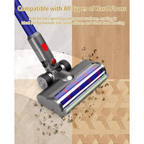 Brush Head For Dyson V7 V8 V10 V11 V15 LED Dust Detection Floor Head Replacement Vacuum Attachment For Hard Floors