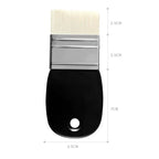 Oil Painting Nylon Pen Set Gouache Acrylic 1/3 Pcs Small/Medium/Large Sizes Flat Head Brush Wood Handle Painting Tools for Fine