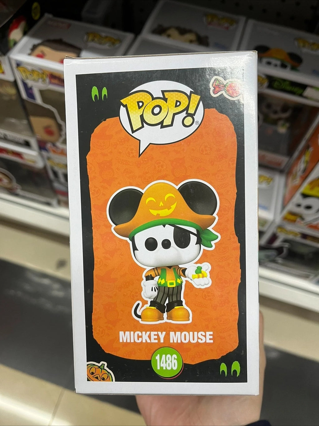 Funko Pop Original Disney Mickey Mouse Halloween Limited Edition Vinyl Anime Figure Figurine Doll Model Toy Gift