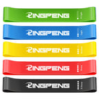 Resistance Exercise Loop Bands Set Workout Bands for Women and Men Stretch Bands 5 Different Resistance Levels for Booty Legs