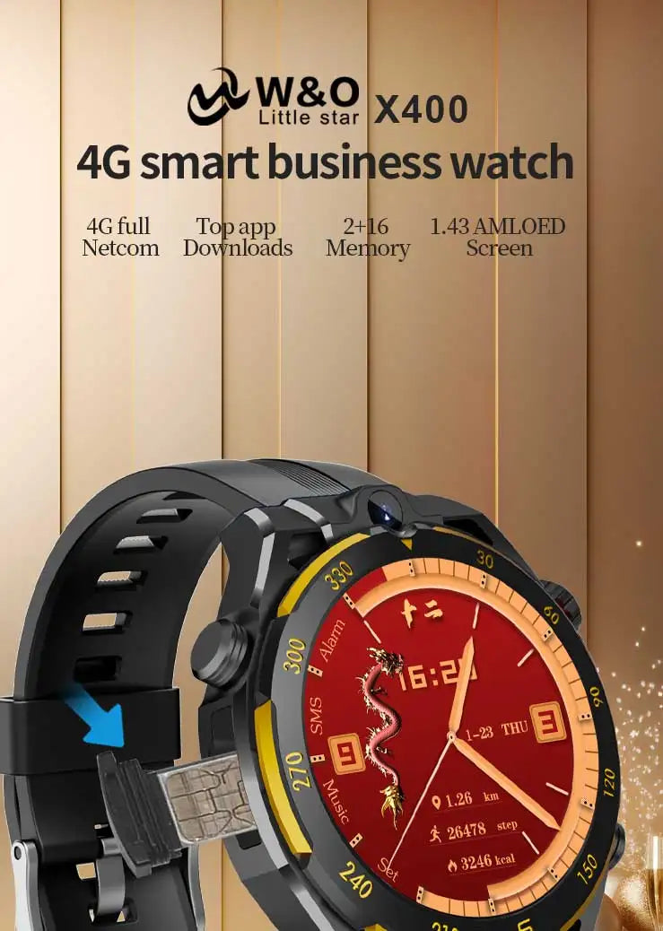 2026 New Smartwatch, Wireless Call, AI Voice, 40+ Sports Modes, Outdoor Fitness, Long Battery, Music & Message Alert, Unisex Gif