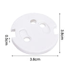 White Electrical Safety Socket Protective Covers Baby Care Clear Anti-electric Shock Infant Plug Power Outlet Guard Protection