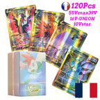 60-100Pcs New English French Spanish Pokemon Cards GX MEGA EX TAG TEAM Vstar Game Battle Card Hot Sale Collection Card Kids Gift