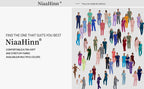 Niaahinn Scrubs Uniforms Sets Wholesale Medical Scrub Stretch Suit Healthcare Nursing Uniform Unisex Surgical Uniforms Woman Men