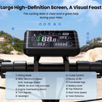 iScooter W9 Electric Scooter for Adults 1000W Motor 48V14AH Battery Foldable E-scooter 10 Inch Tire All-Terrain EScooter
