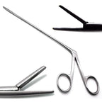 Medical Ear Wax Pick Tongs With lights Earwax Remover Micro Alligator Crocodile Forceps Earpick Ear Nose Cleaning