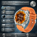 2026New Military T-Rex3 GPS Map Navigation Smart Watch 2GB RAM 1.43-inch AMOLED Screen 30M Waterproof Call Sports Smartwatch Men