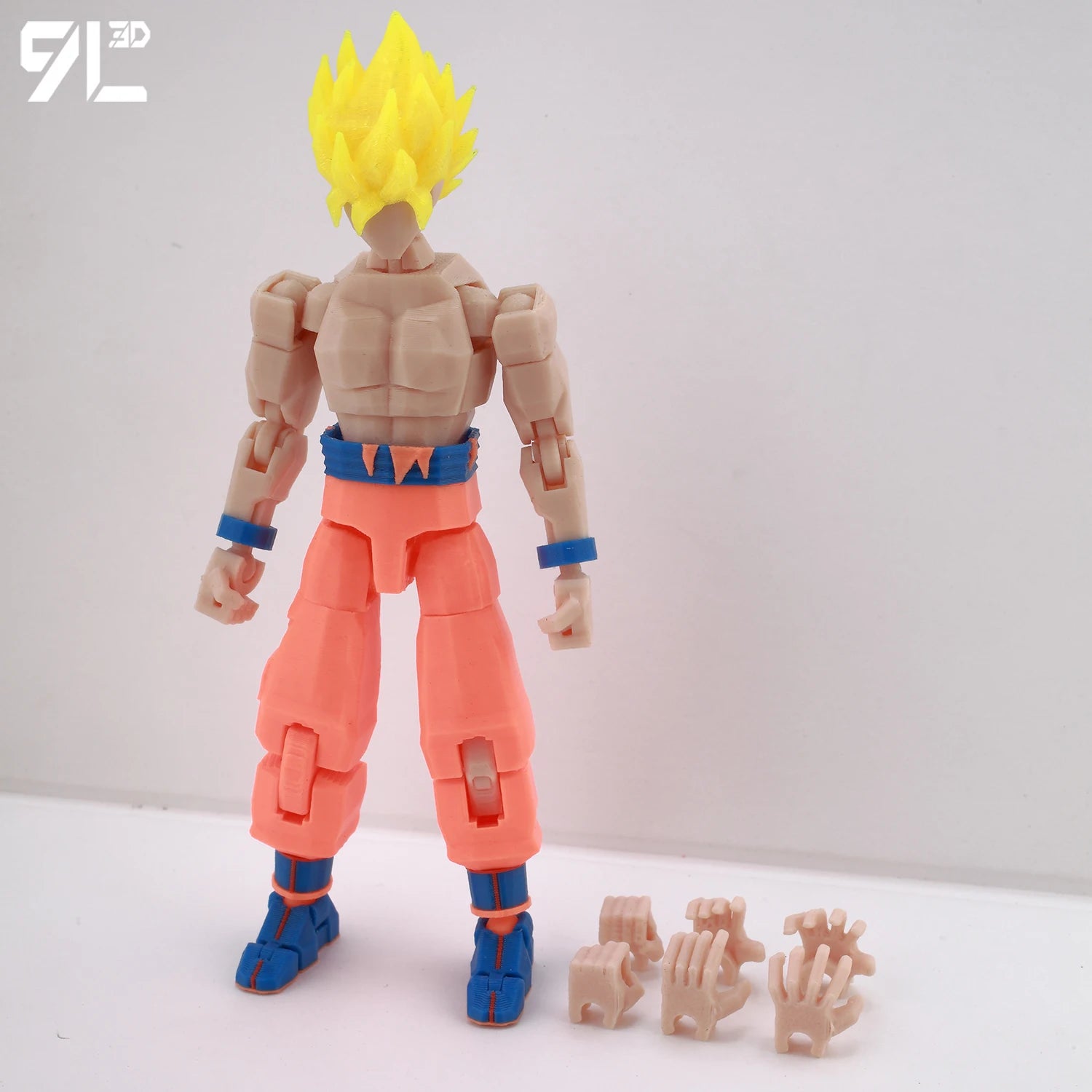 9L3D Printed Dragon Ball Son Goku Vegeta Beerus Frieza Anime Lucky13 Dummy13 Titan13 Action Figures Multi-Jointed Movable Toys