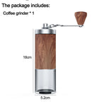 Pour Over Coffee Kettle Gooseneck Stainless Steel Tea Kettle, Hand Maker Brewed Pot Bean Grinder Folding Filter Cup