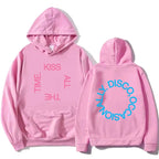HarryStyles KISS ALL THE TIME. DISCO, OCCASIONALLY.  Hoodies Album Design Graphic Print Sweatshirts Women Clothing Fleece Hoodie