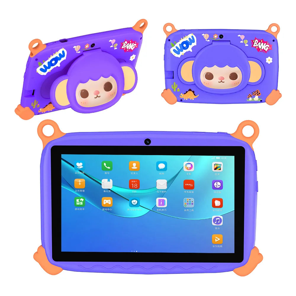 2026 Global Version 7 Inch 5G WiFi Kids' tablet Quad Core 4GB RAM 64GB ROM Dual Cameras Children's Gifts Tablets Android 13.0