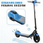 Vankel 6.5-inch Kids Electric Scooter for Boy & Girls with Bluetooth Rainbow Lights 8-10km Range LCD Display Children Scooter