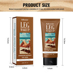 Bronze Leg & Body Makeup Foundation With Powder Puff 100ml Waterproof Long Lasting Even Skin Tone Body Tanning Cream 3 Colors
