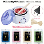 200CC Wax Heater Warmer Hair Removal Machine For Hand Foot Body SPA Epilator Paraffin Wax Pot +Wax Beans + Wood Sticks