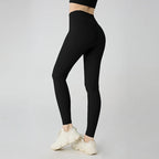 Naked feeling Yoga Leggings Women High Waisted Hip Lifting Fitness Leggings Running Cycling Pants Breathable Sports Leggings