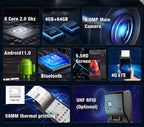 5.5 Inch Android 11 4+64G Rugged Mobile Computer PDAs for Parking Charging System Payment Terminal Handheld PDA