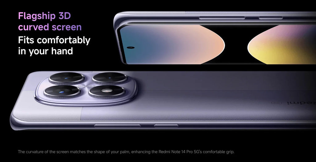 Xiaomi Redmi Note 14 Pro 5G Smartphone NFC Dimensity 7300-Ultra 6.67" 120Hz 1.5K Display 200MP Camera 45W Charge Battery 5100mah