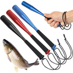 1/2/3pcs Fish Hammer Beat 104g Aluminum Alloy Fish Knocking Stick EVA Handle Fishing Bat Fishing Priest Device Fishing Tackle
