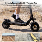 iScooter W9 Electric Scooter for Adults 1000W Motor 48V14AH Battery Foldable E-scooter 10 Inch Tire All-Terrain EScooter