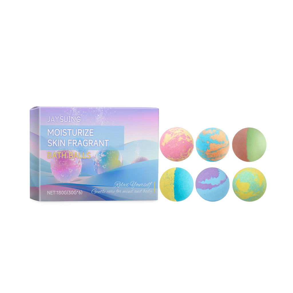 Bath Bomb Lasting Fragrance Aromatherapy Floral Scent Exfoliating Moisture Body Wash Cleansing Spa Salt Ball Bubble Bombs Shower