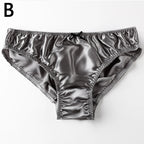 Women'S 100% Mulberry Silky Panties Fashion Lace Brief Large Size Comfortable Breathable Solid Color Lingerie Seamless Underwear