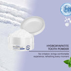Oral Care Deep Cleaning Whitening Tooth Powder with 7.5% Hydroxyapatite - Remineralizing Cool Mint Enamel Repair Fresh Breath