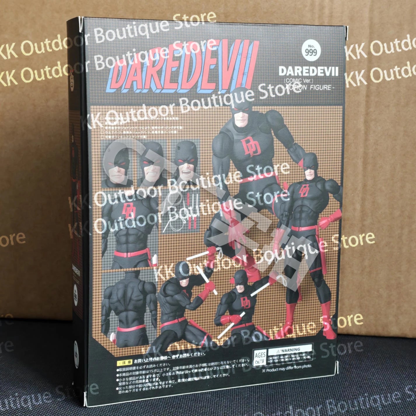 In Stock Ct Toys Daredevil Black 999 Red Mafex 223 Figure Comic Version Anime Action Figure Figurine Statue Model Gift Kids Toys