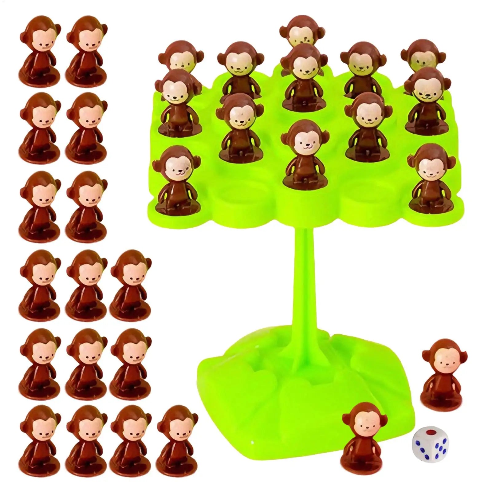 1pc Balancing Tree Toy Digital Monkey Balance Scale Educational Number Board Game Kids Learning Toys Montessori Math Toy