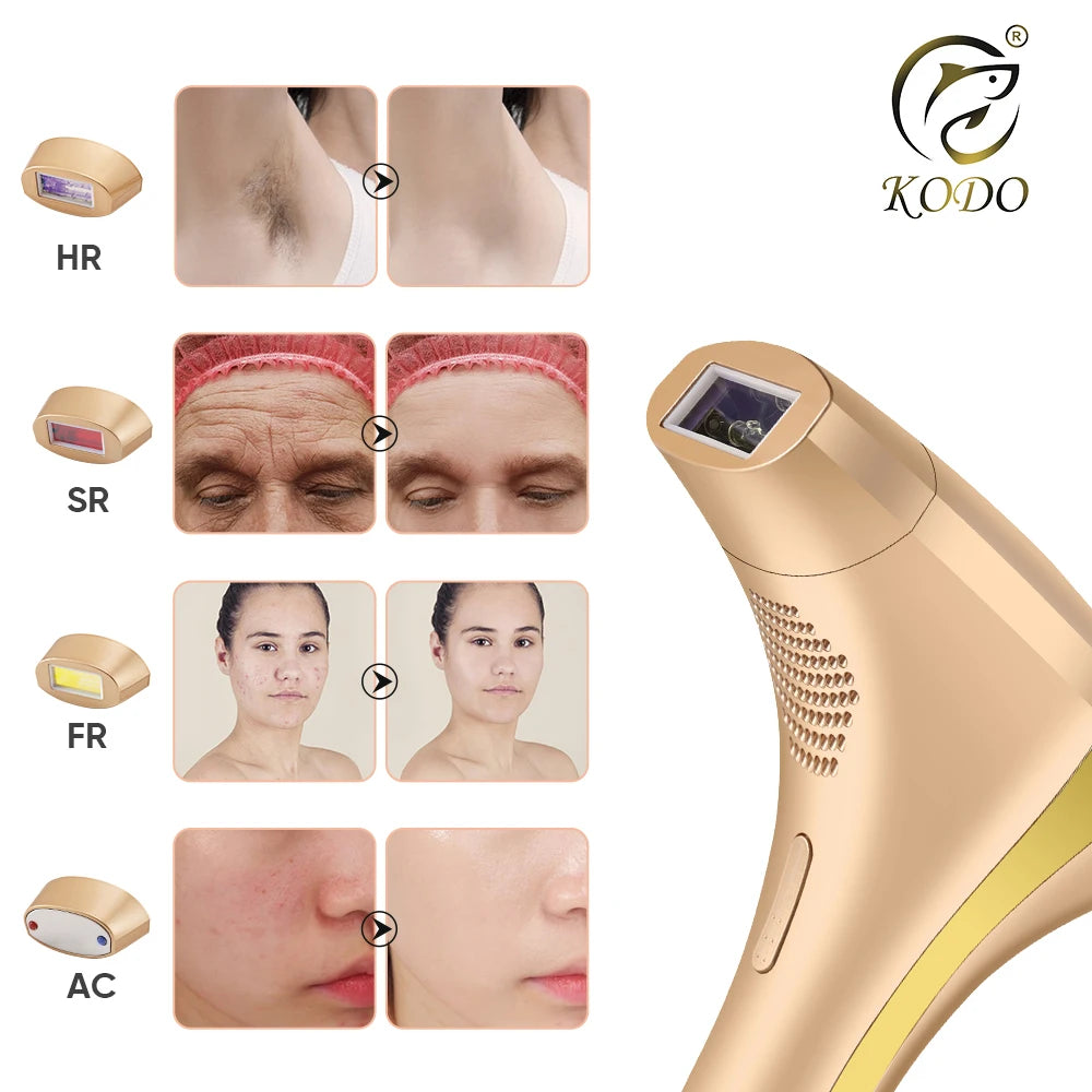 KODO 2026 High-end customization ice Laser Hair removal Laser Epilator Permanent IPL Painless Photoepilator 4 in 1 face and body Secondary image