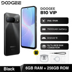World Premiere DOOGEE B10 Smartphone 7600mAh Battery 6GB 256GB 6.6'' Display 64MP AI Camera Gemini AI Android 16 Mobile Phone
