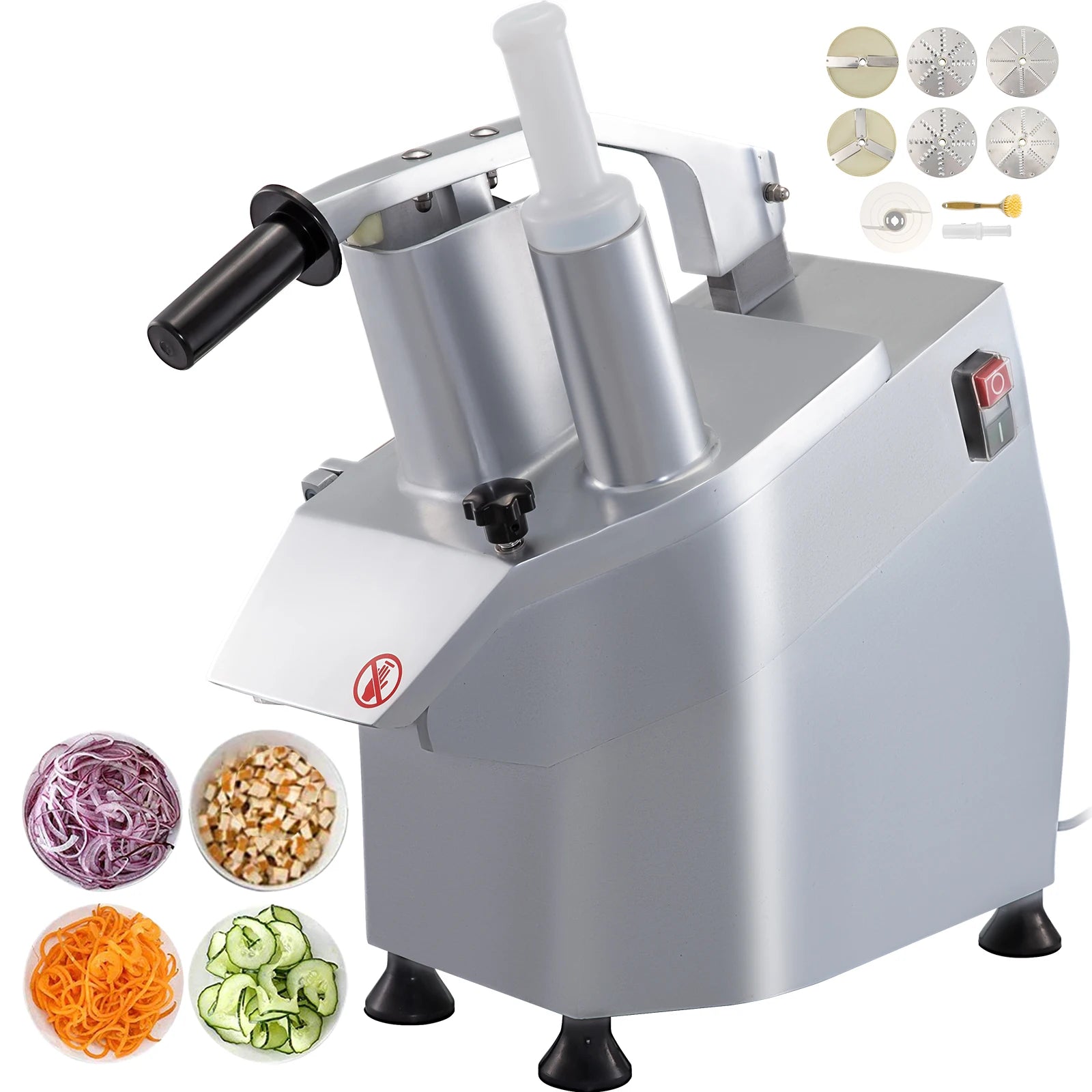 SucceBuy Electric Vegetable Cutter Slicer Chopper Shredder Grinder Pellet Machine for Kitchen Tools Food Processors Main image