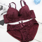 DaiNaFang New Sexy Bras Set Push Up Underwear For Women Adjustable Breathable Design Sweat Absorbing Upper Tray BC Cup Lingerie