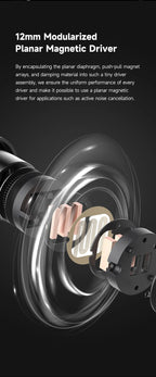 EDIFIER S10 Planar Magnetic ANC True Wireless Earbuds Hi-Res LDAC Bluetooth 5.4 Earphones 6 Mics 28H Battery