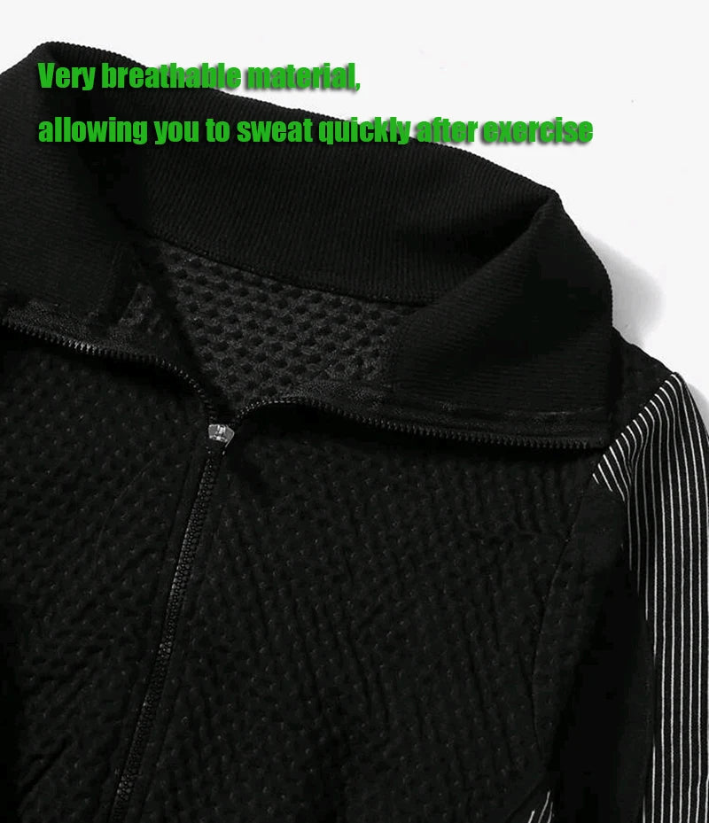 2/3Pcs Women Yoga Suit Seamless Knitted Yoga Pants Leggings Clothing Zipper Long Sleeve Crop Top Fitness Wear Sportswear Gym Set