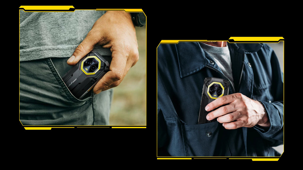 Ulefone Armor Mini 20 Pro 5G 4.7" Rugged Phone 64MP Night Camera  6200mAh Smartphone LED Light 16+256GB Android 14 Mobile phone