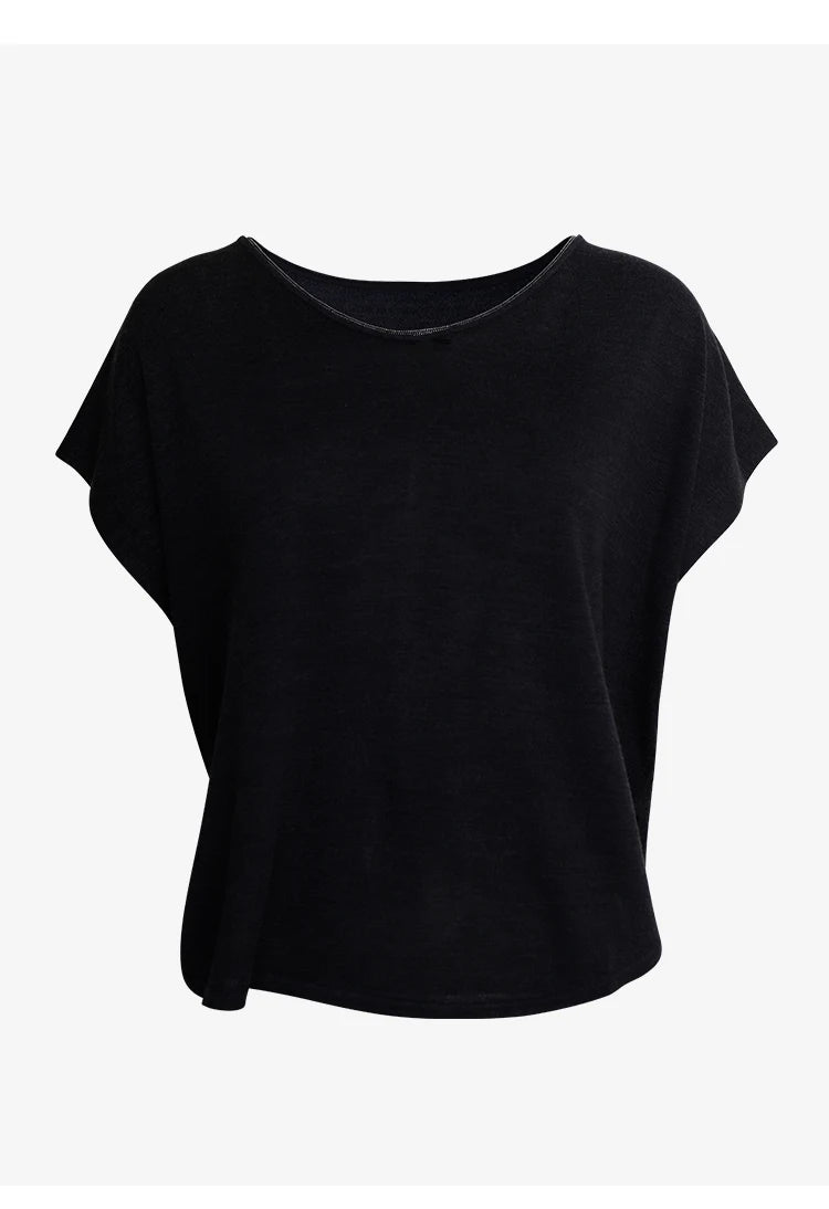 BC1095 Luxury Women's Clothing Silk Woolen Ladies Clothes loose Merino Wool Vest Sweaters For Woman