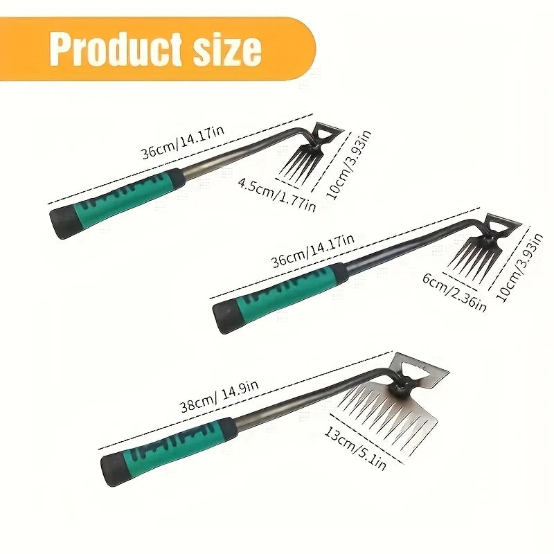 1set Retractable Garden Hoe For Home Use – Multi-Functional Tool For Weeding Digging Popular Gardening Tool Set