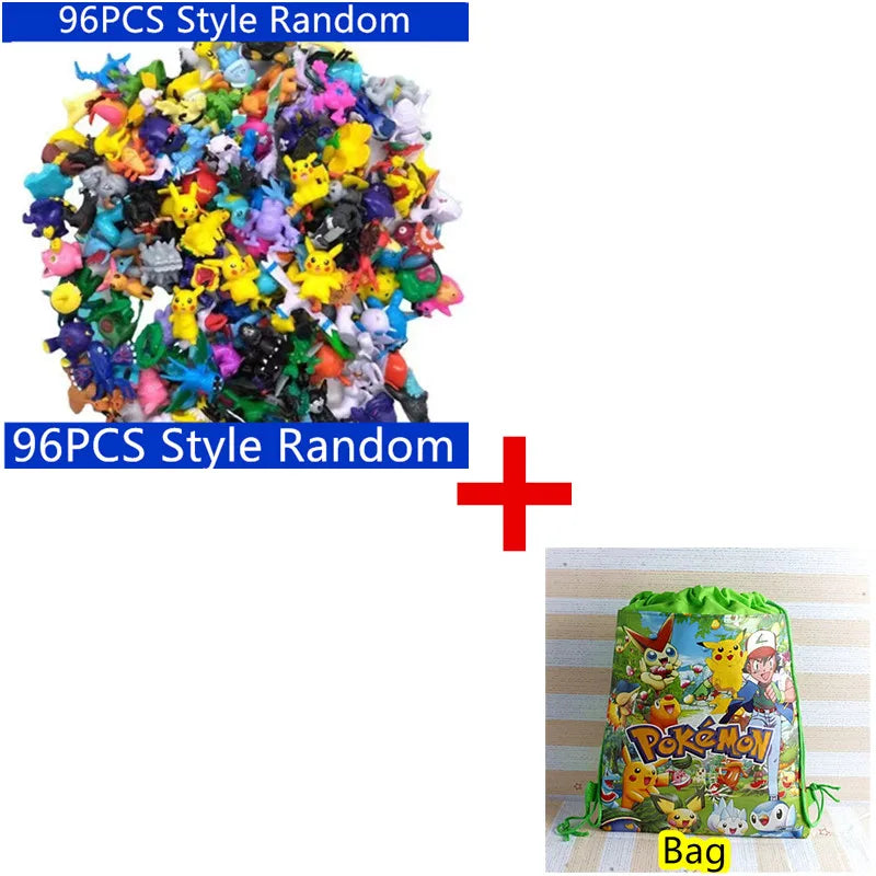 144 Style Anime  Action Figure Model Pokemon Figure Toys Ornamental Decoration Collect Toys For Children's Christmas Gift