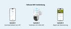 ieGeek 2K 3MP 360° PTZ HD Outdoor Solar Surveillance Camera,  Outdoor Battery  with PIR Motion Sensor, Colour Night Vision