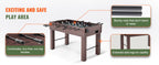 SucceBuy 55inch Foosball Table  Standard Size Foosball Table Indoor Full Size Foosball Table for Home, Family, and Game Room